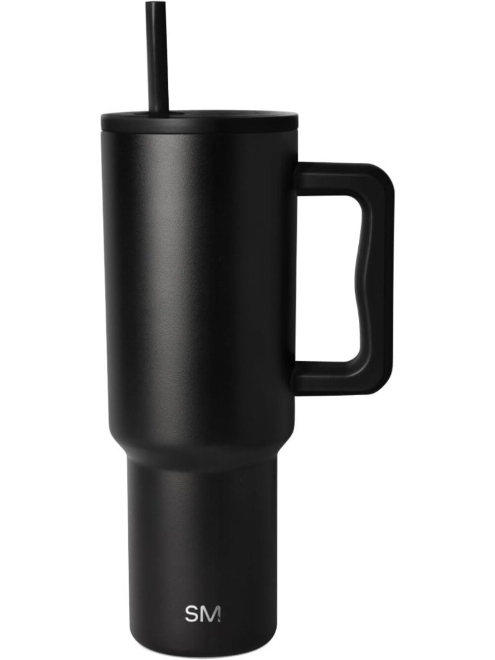 Insulated 40 oz Travel Tumbler with Handle & Straw Lid | Cup Holder Friendly
